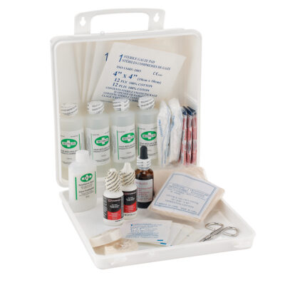 Trousse de premiers soins des brûlures pour soudeurs DynamicMC, Dispositif médical Classe 1, Boîte en plastique