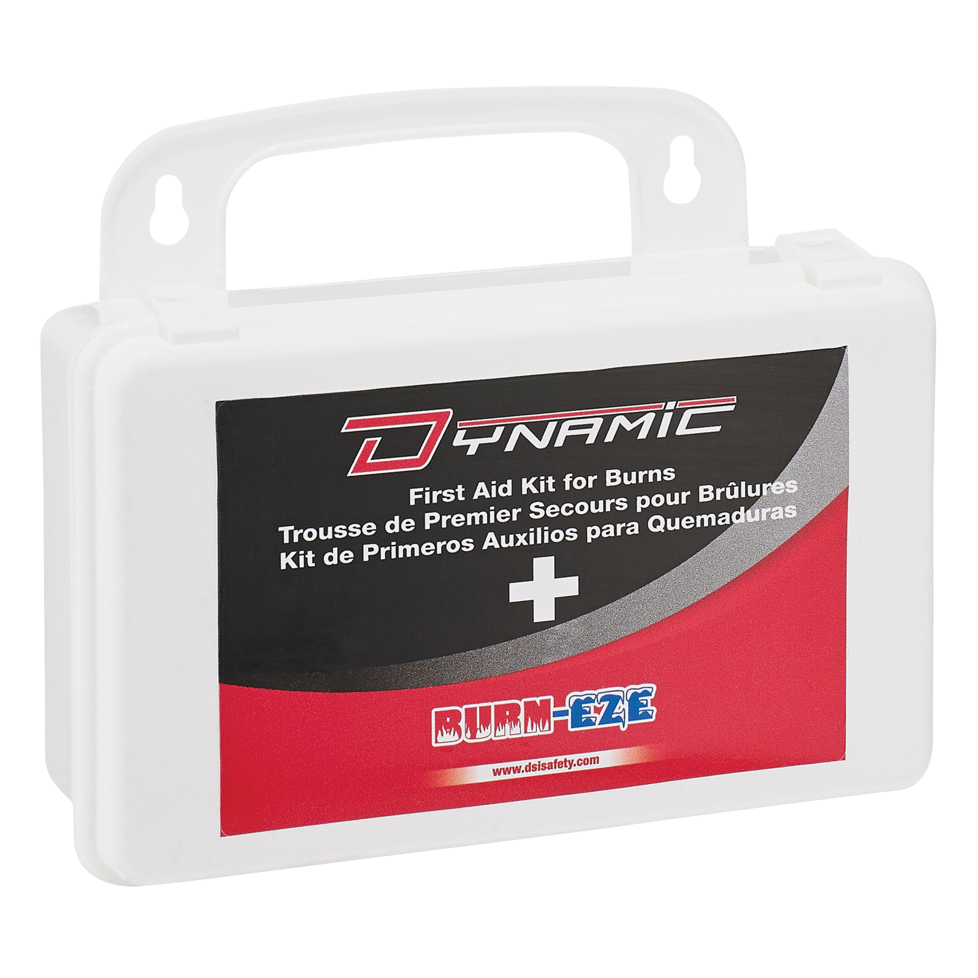 Trousse de premiers soins d'urgence pour brûlures DynamicMC, Boîte en plastique de 10 unités, Classe 2