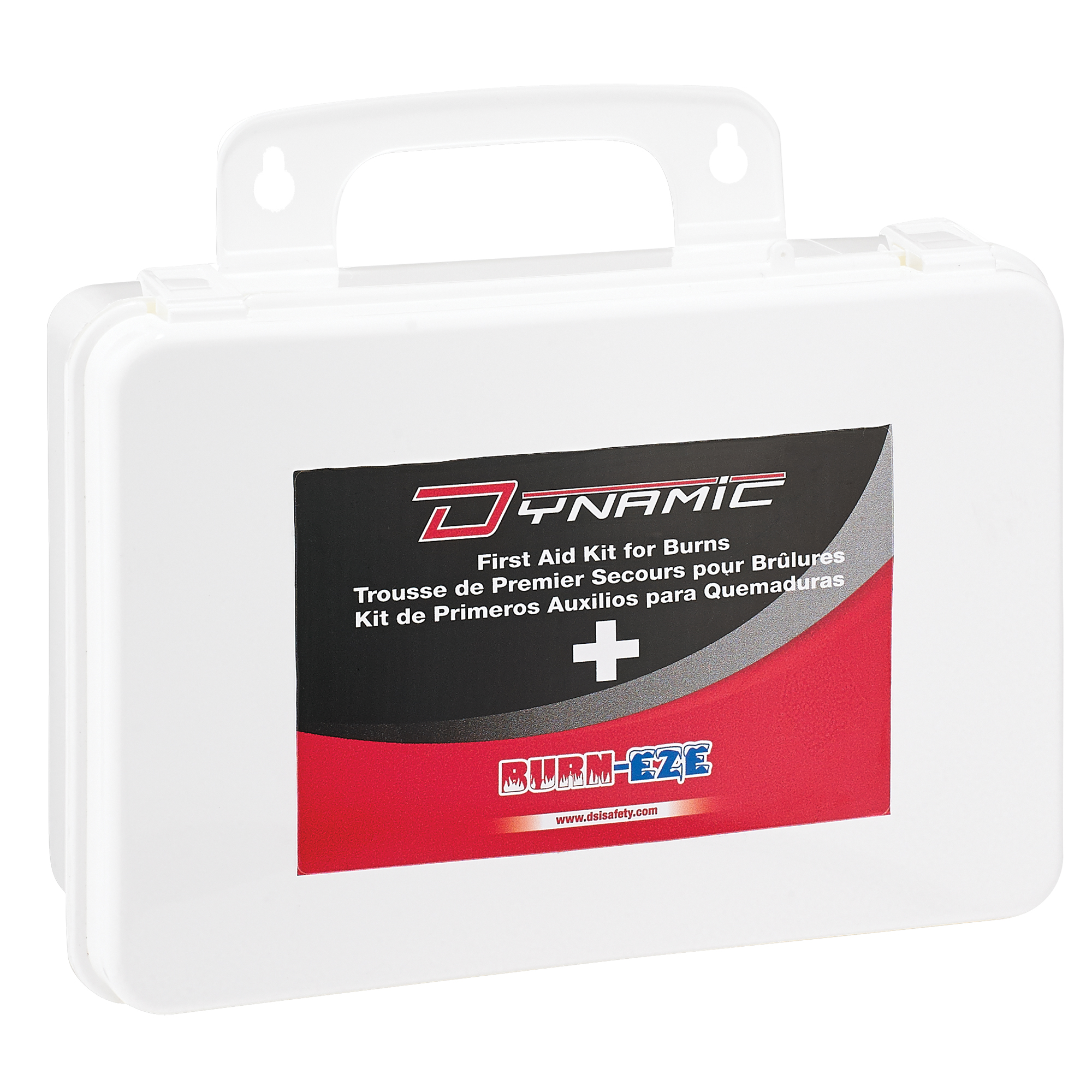 Trousse de premiers soins industrielle pour brûlures DynamicMC, Boîte en plastique de 36 unités, Classe 2