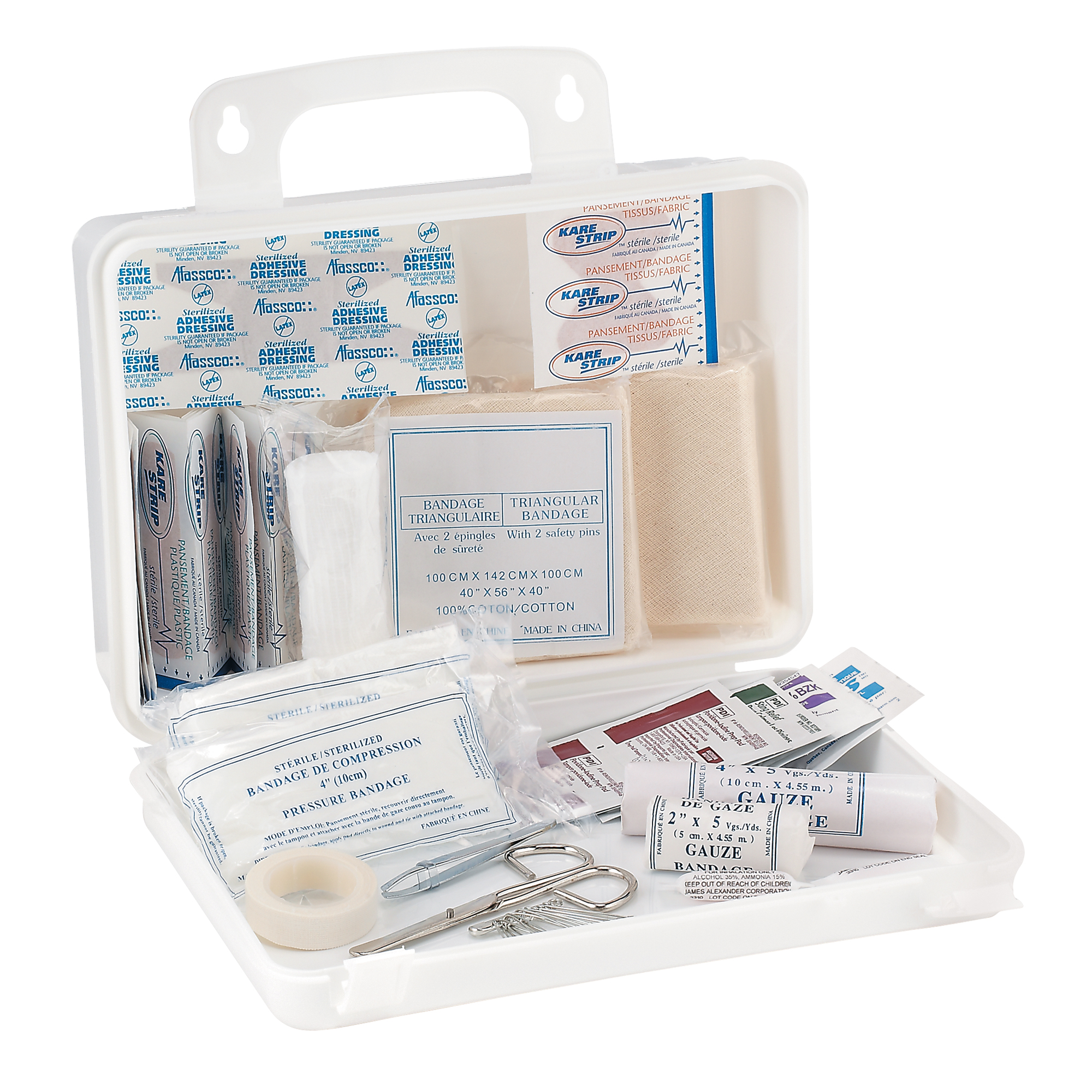 Trousse de premiers soins pour camion DynamicMC, Dispositif médical Classe 1, Boîte en plastique