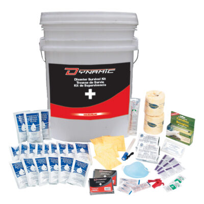 Trousse de premiers soins pour préparation aux situations d'urgence DynamicMC, Dispositif médical Classe 1, Seau