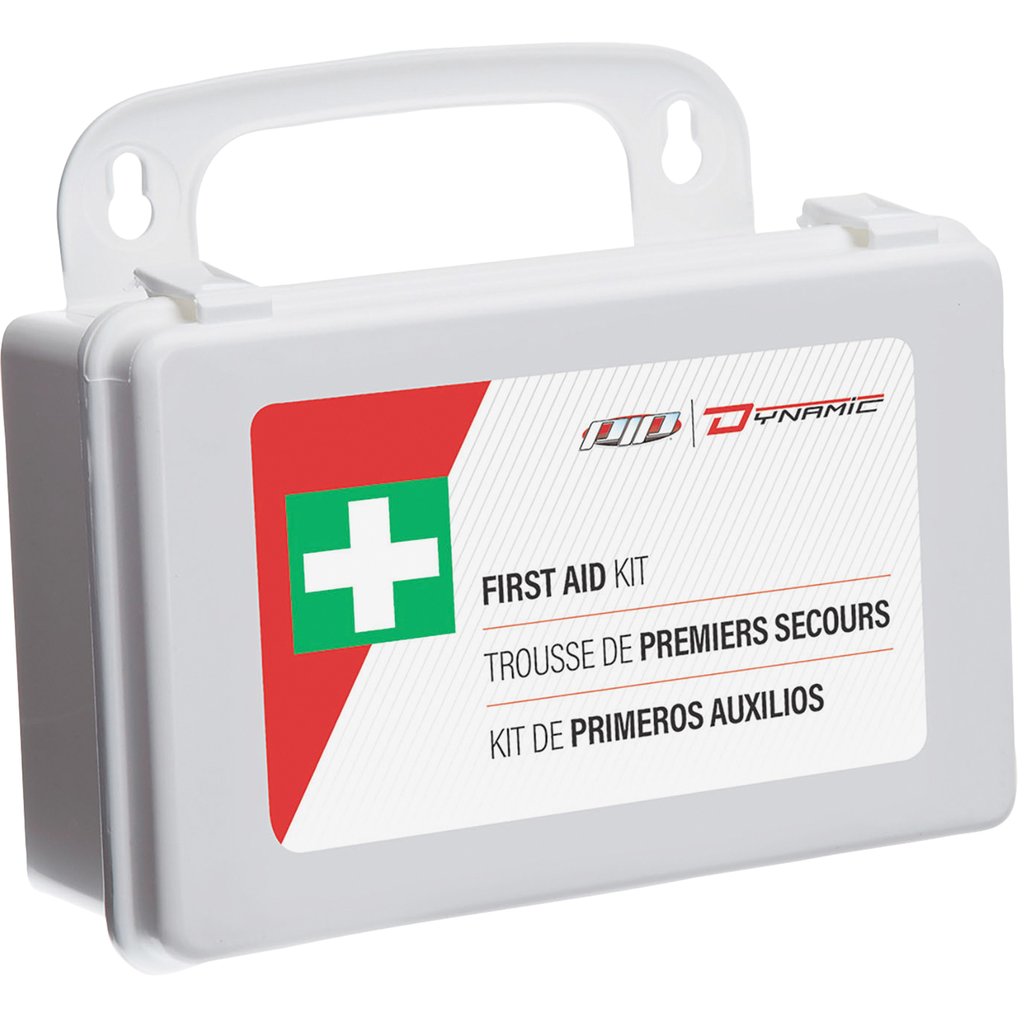 Trousse de premiers soins utilitaire DynamicMC, Dispositif médical Classe 1, Boîte en plastique