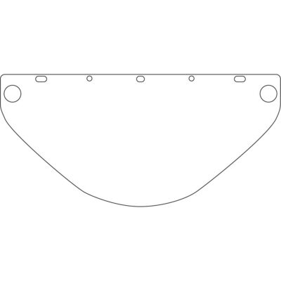 Visière de sécurité universelle DynamicMC, Polycarbonate, Teinte Transparent