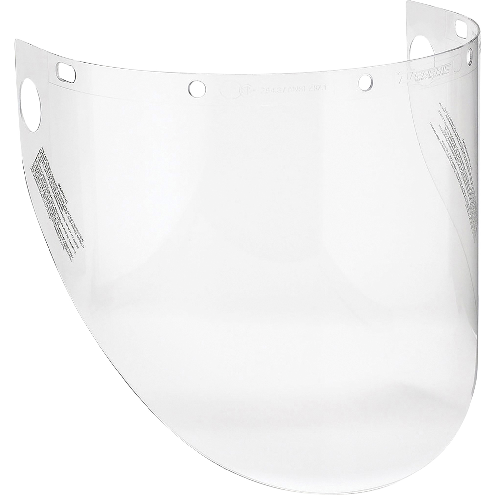 Visière moulée DynamicMC, PETG, Teinte Transparent