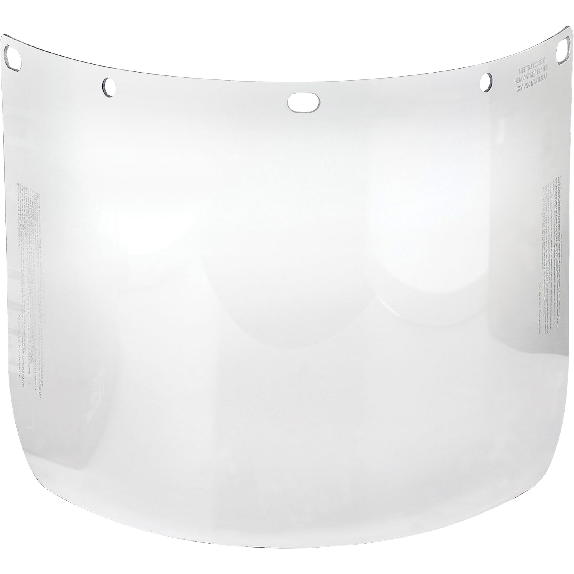 Visière pour écran facial DynamicMC, PETG, Teinte Transparent