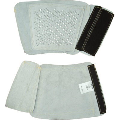 PROTEGE-BRAS,CUIR/ACIER7" LONG, UNIVERSEL,PAIRE, Cuir