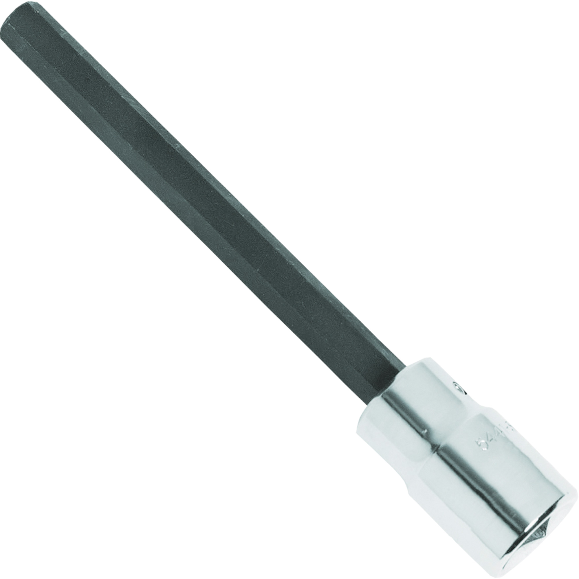 Douille à embout très long, Hexagonale, 1/4" x 4-5/8" lo, Prise Prise carrée 1/2"