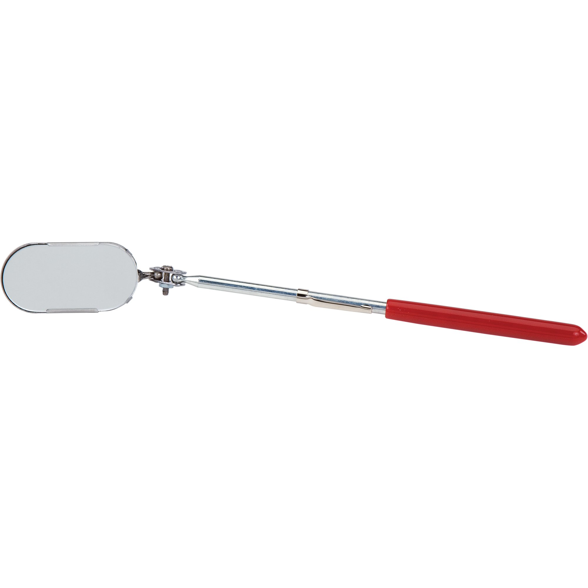 Miroir d'inspection, Ovale, 2" lo x 1" la, Non télescopique