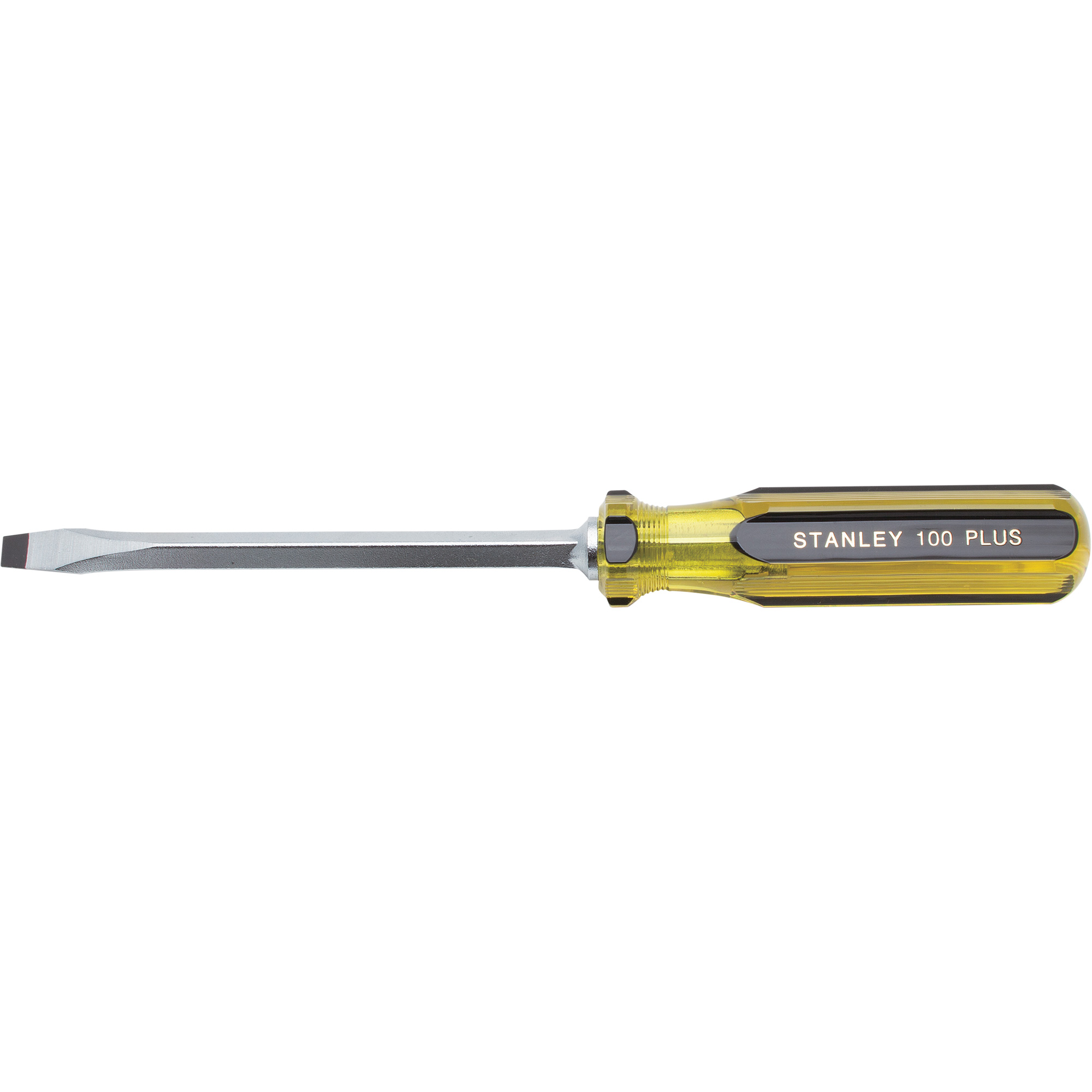 Tournevis pour écrous à fente 100 PLUSMD, Tige de 5/16", Carrée, 11-1/8" lo, Prise en Plastique