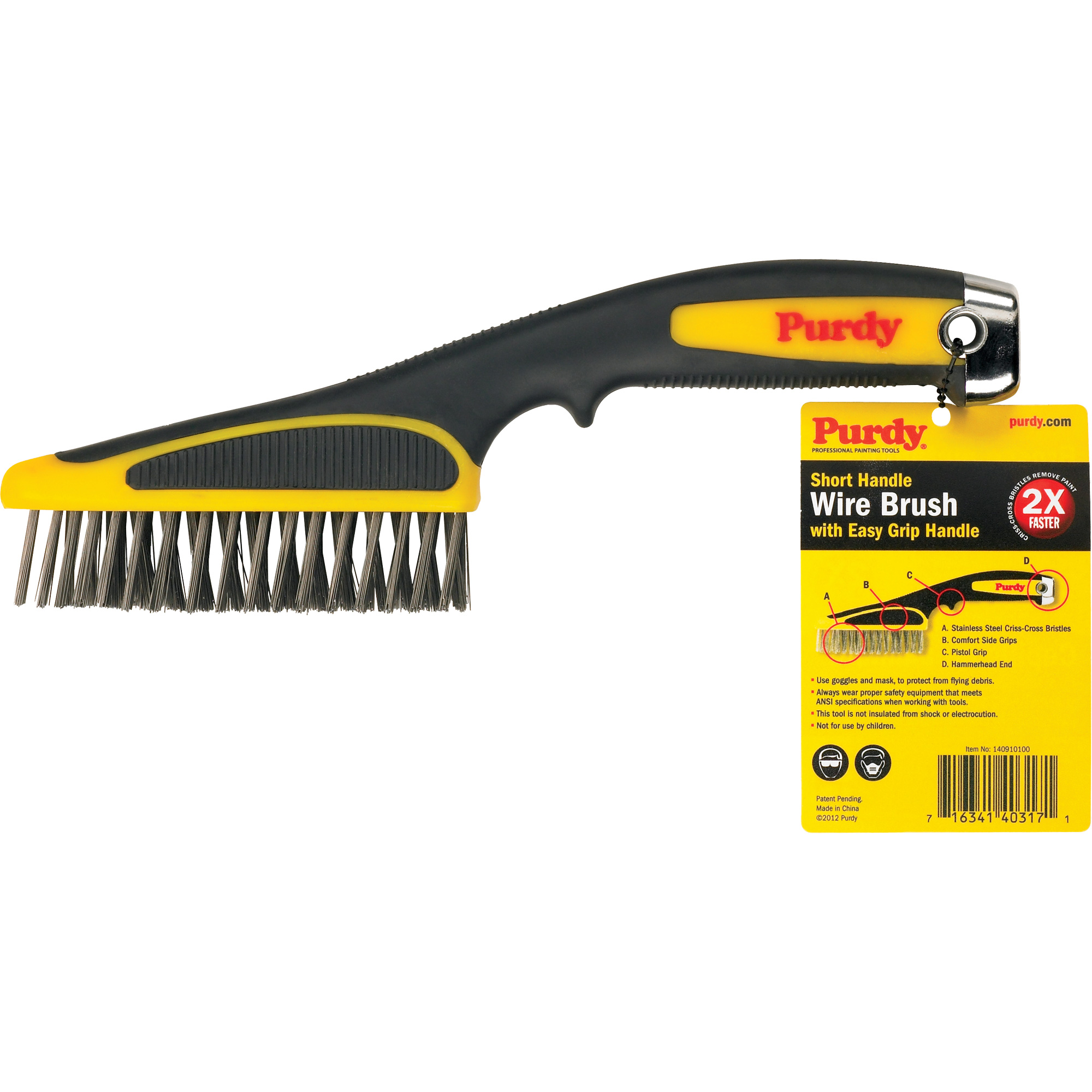 Brosse en fil métallique Criss Cross