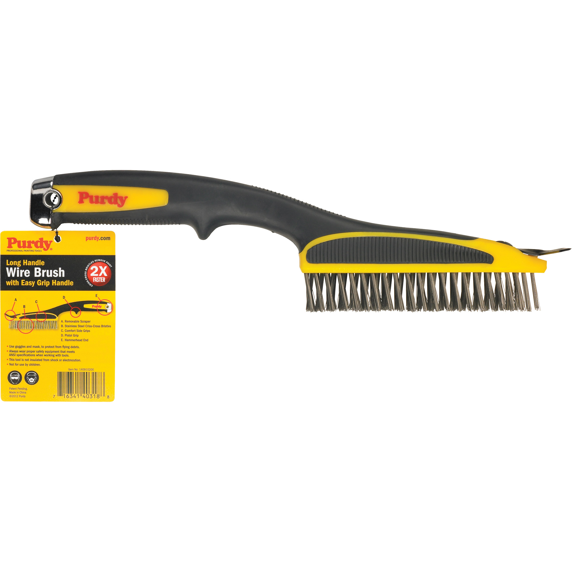 Brosse en fil métallique Criss Cross