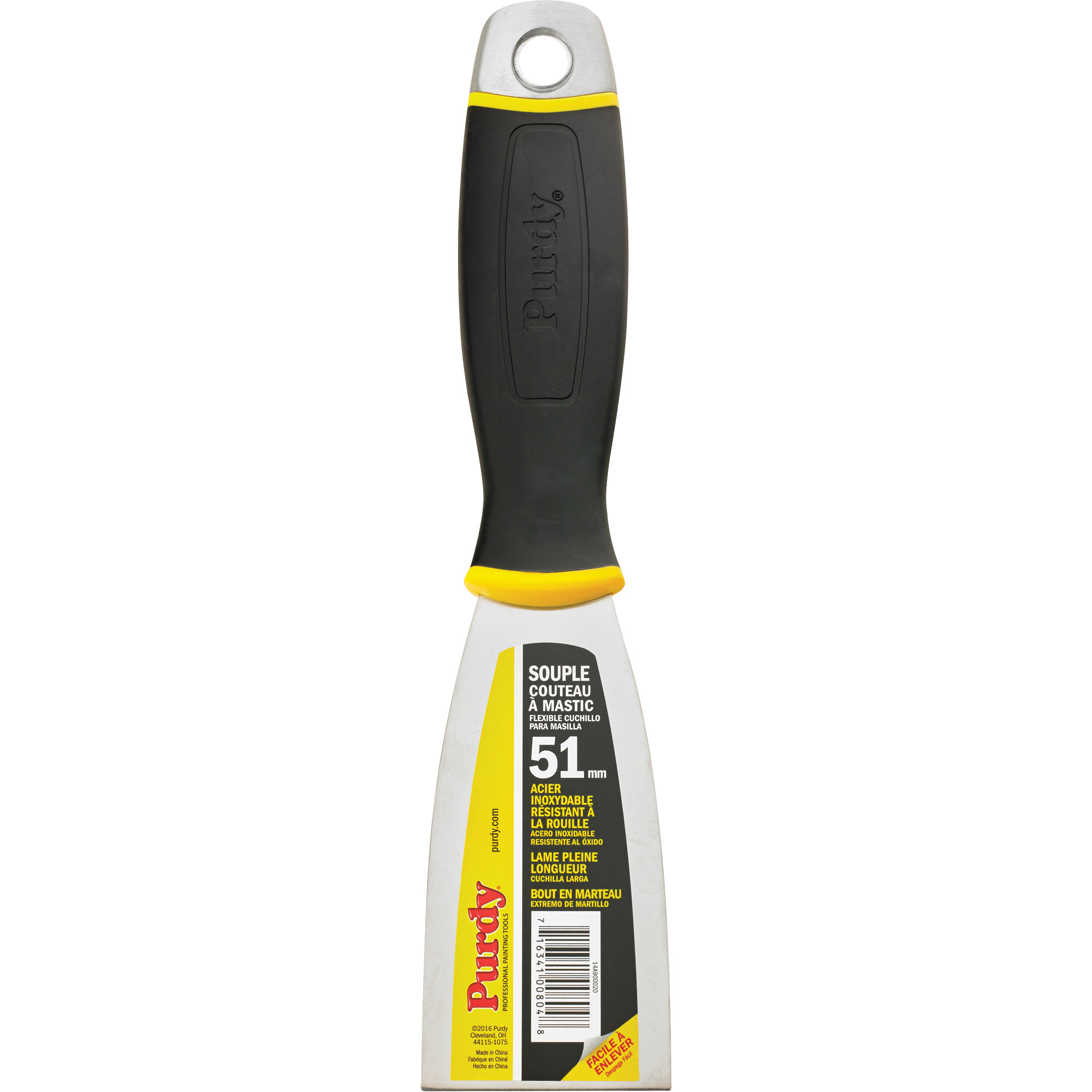 Couteau à mastic de première qualité, 2", Lame en Acier inoxydable