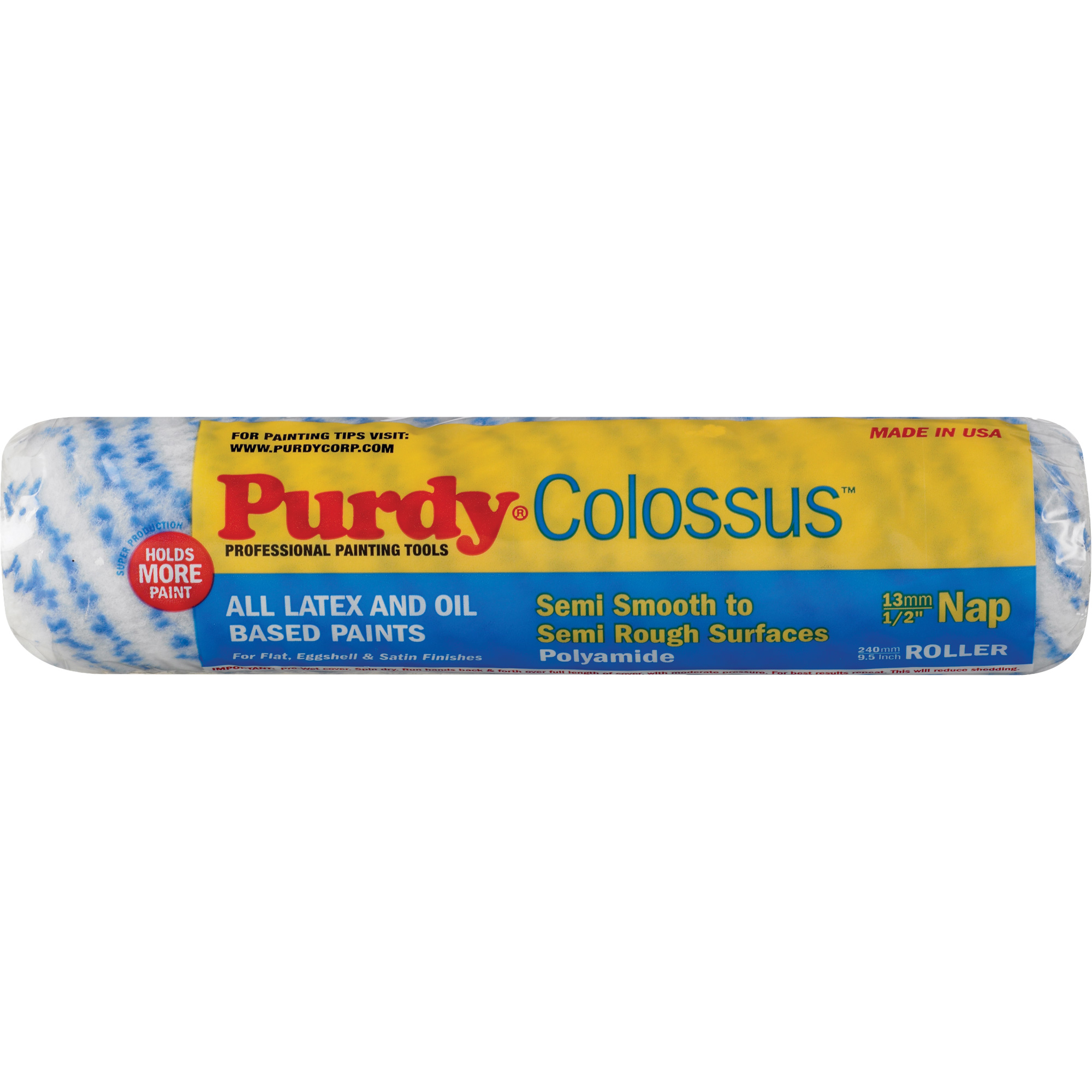 Couvre-rouleau Colossus, Nap 12,7 mm (1/2"), 240 mm (9-1/2") l
