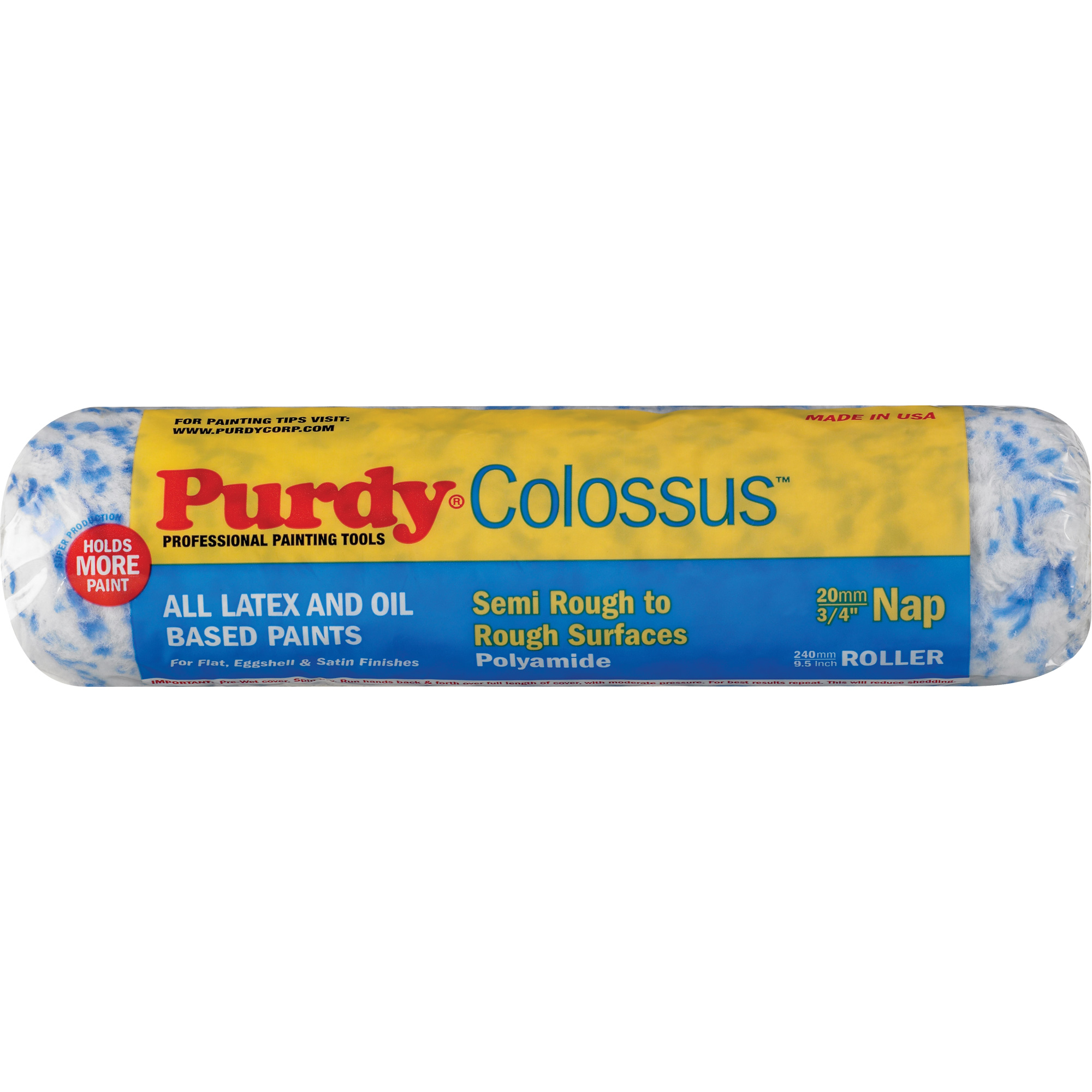 Couvre-rouleau Colossus, Nap 19 mm (3/4"), 240 mm (9-1/2") l