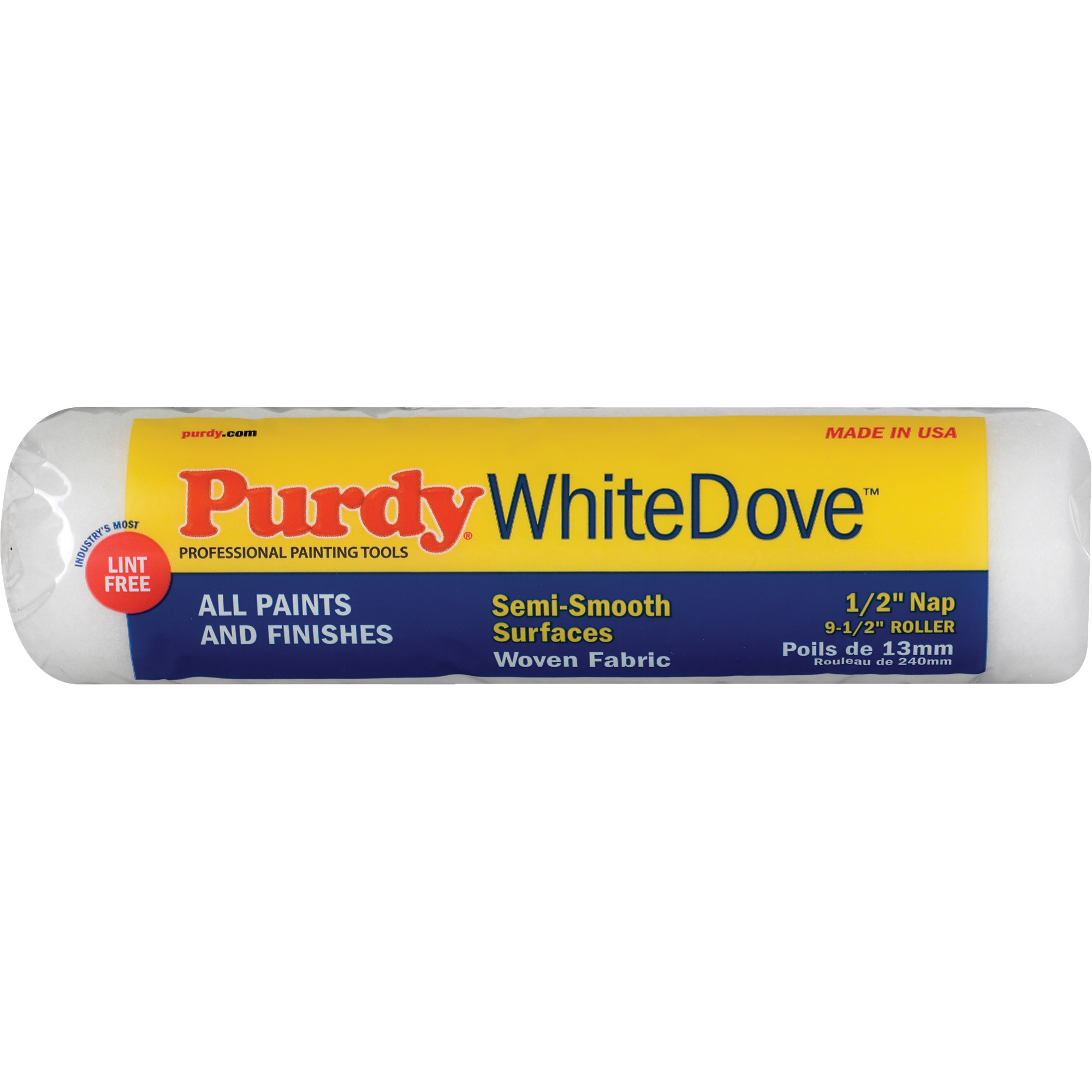 Couvre-rouleau Dove, Nap 12,7 mm (1/2"), 240 mm (9-1/2") l