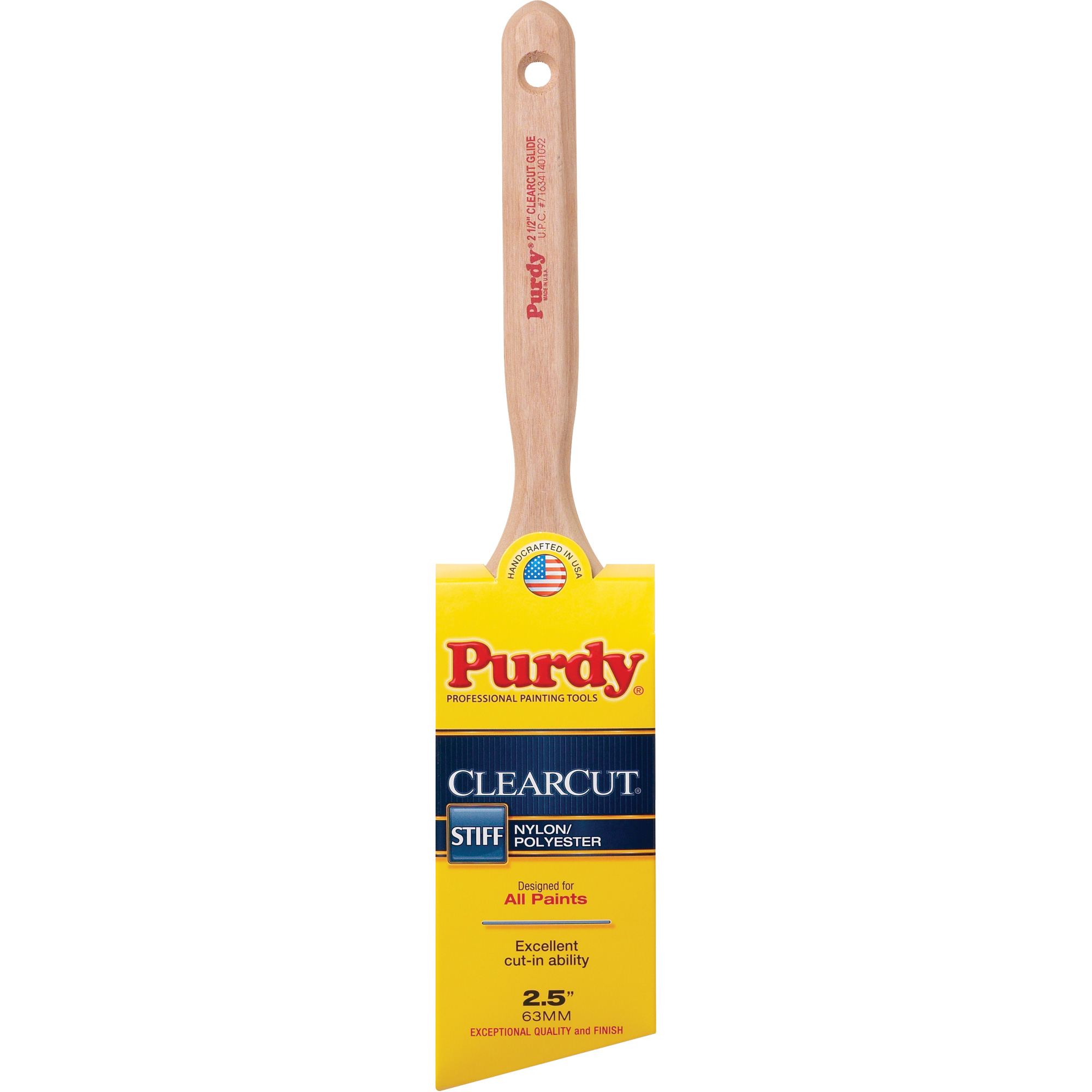 Pinceau ClearcutMD Glide, Poly/nylon, Manche Bois, Largeur de 2-1/2"