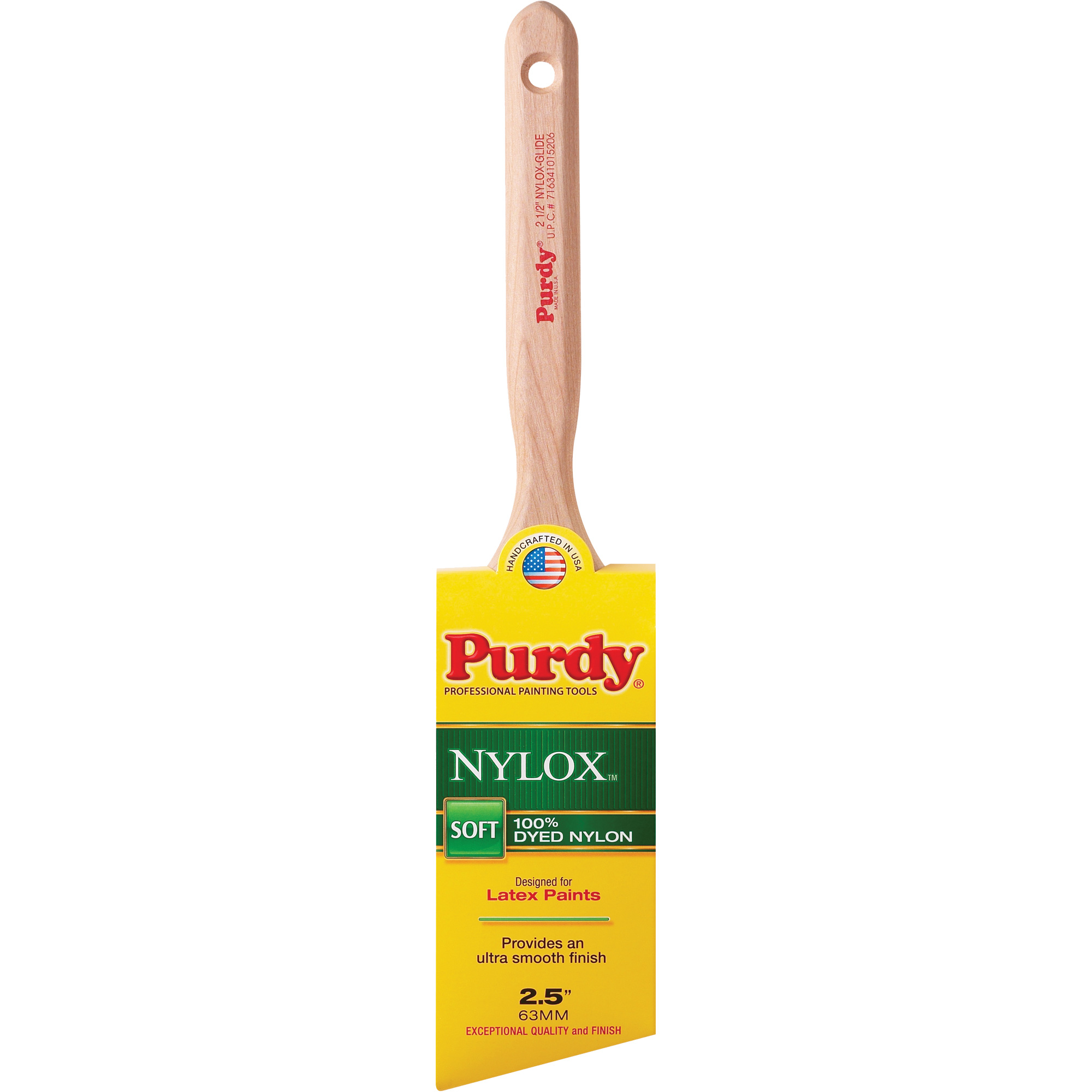 Pinceau NyloxMC Glide, Nylon, Manche Bois, Largeur de 2-1/2"