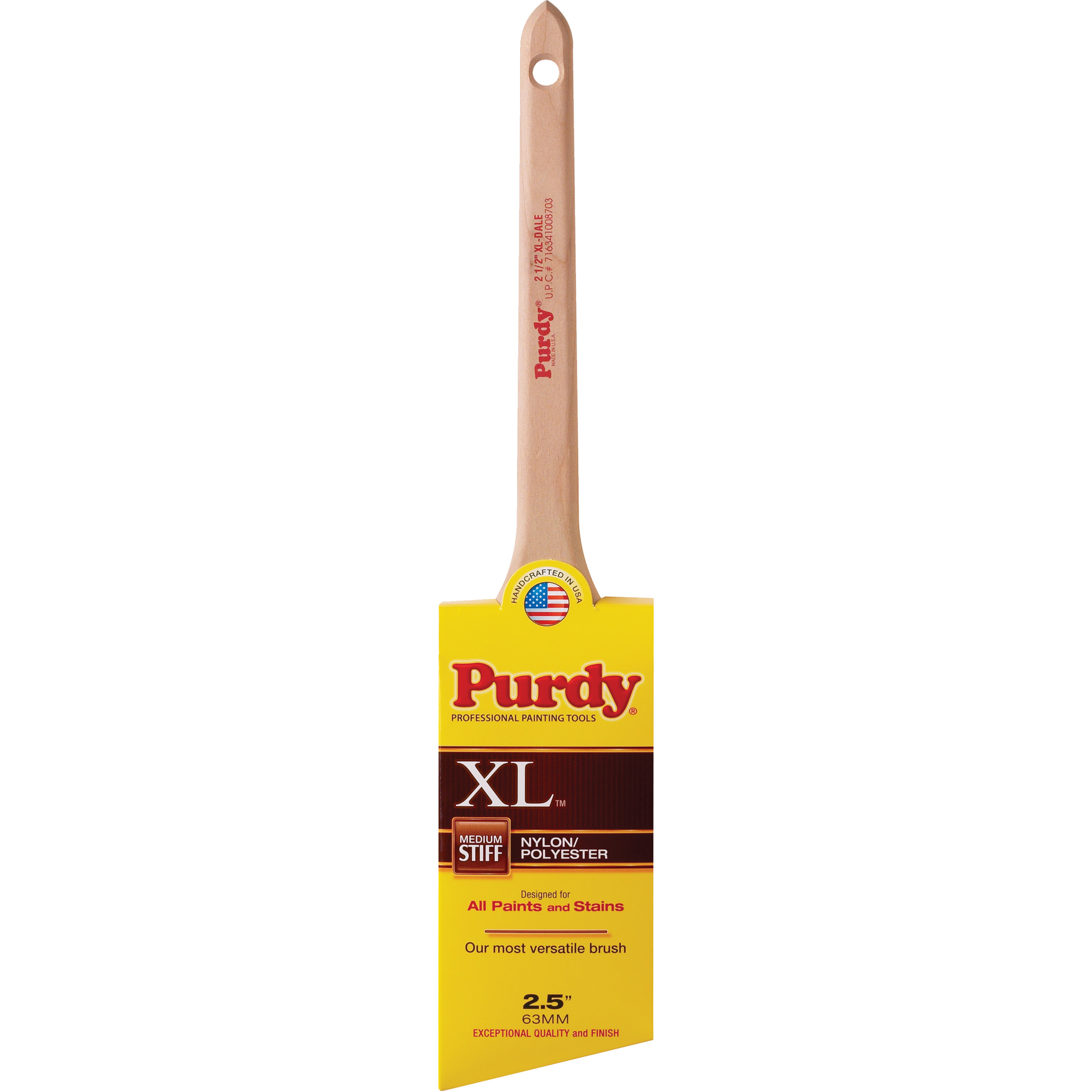 Pinceau XL Dale, Poly/nylon, Manche Bois, Largeur de 2-1/2"