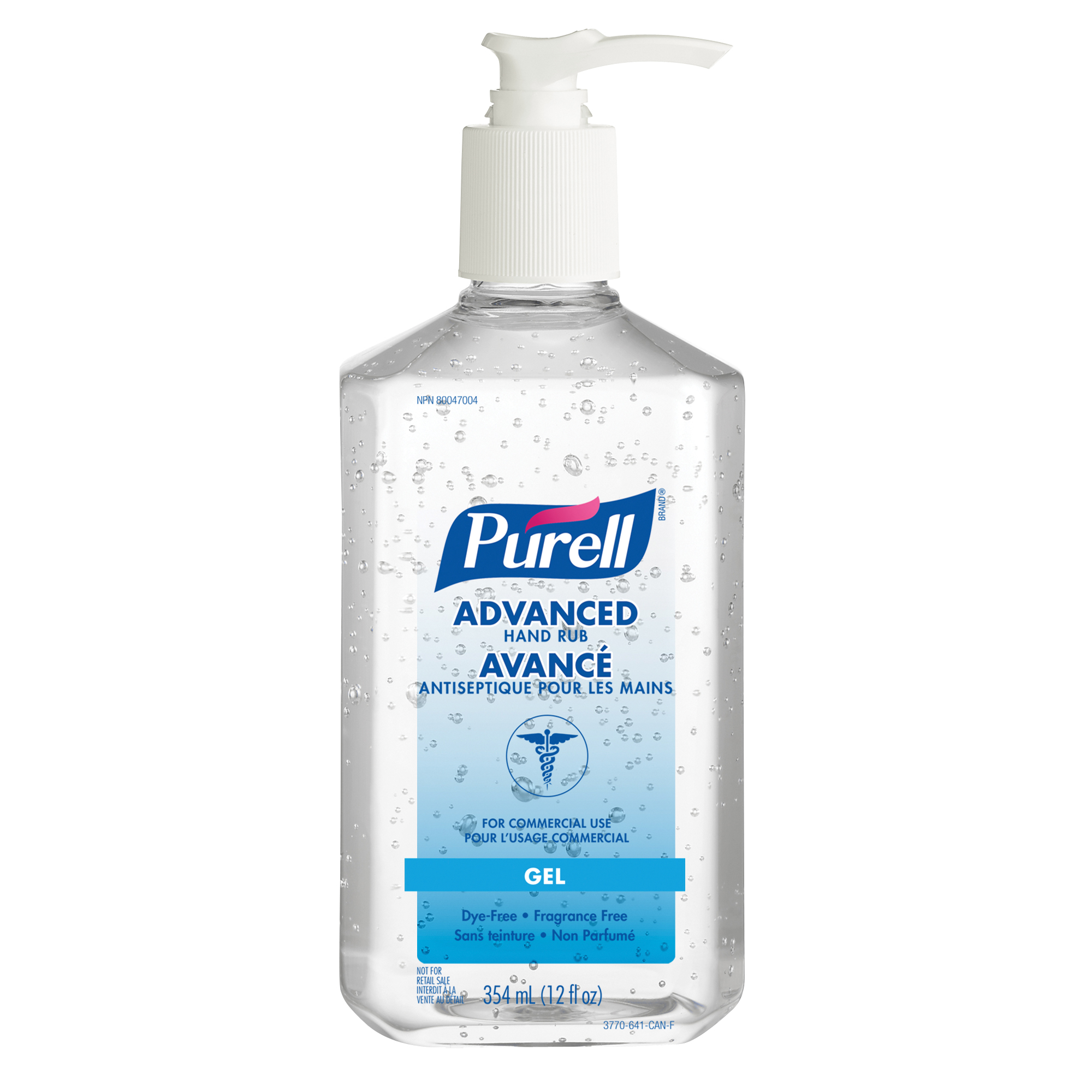 Désinfectant pour les mains avancé, 354 ml, Bouteille à pompe, 70 % alcool
