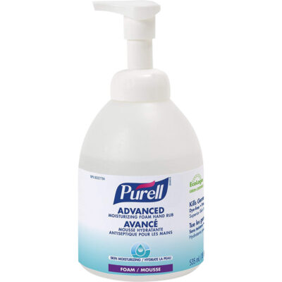 Désinfectant pour les mains avancé, 535 ml, Bouteille à pompe, 70 % alcool