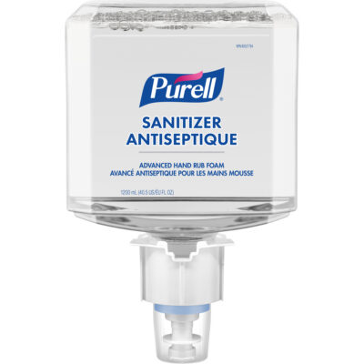 Désinfectant pour les mains avancé en mousse ES4, 1200 ml, Cartouche de recharge, 70 % alcool
