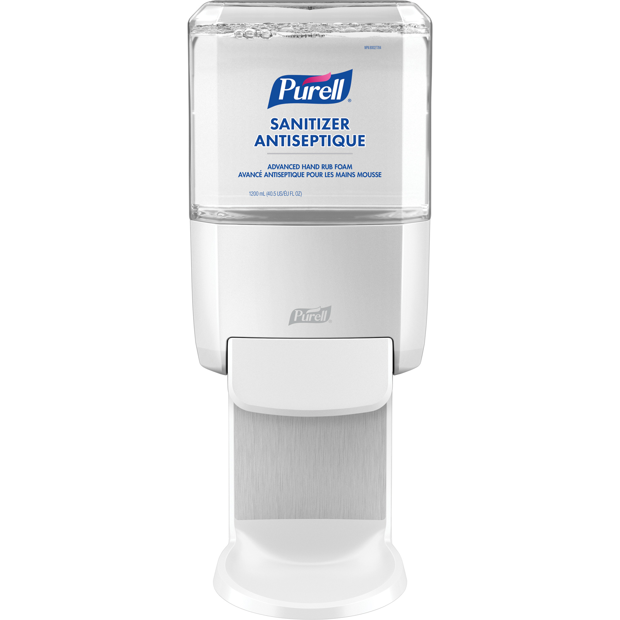 Distributeur de désinfectant pour les mains ES4, À pression, Cap. 1200 ml