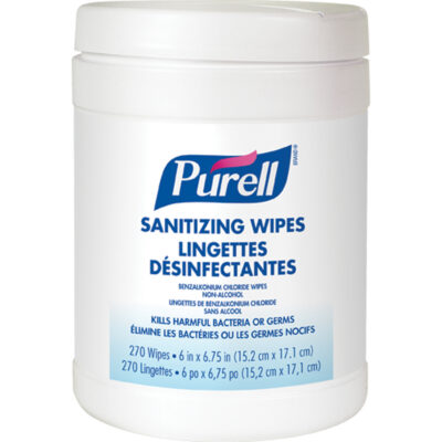 Lingettes antiseptiques pour les mains, Contenant