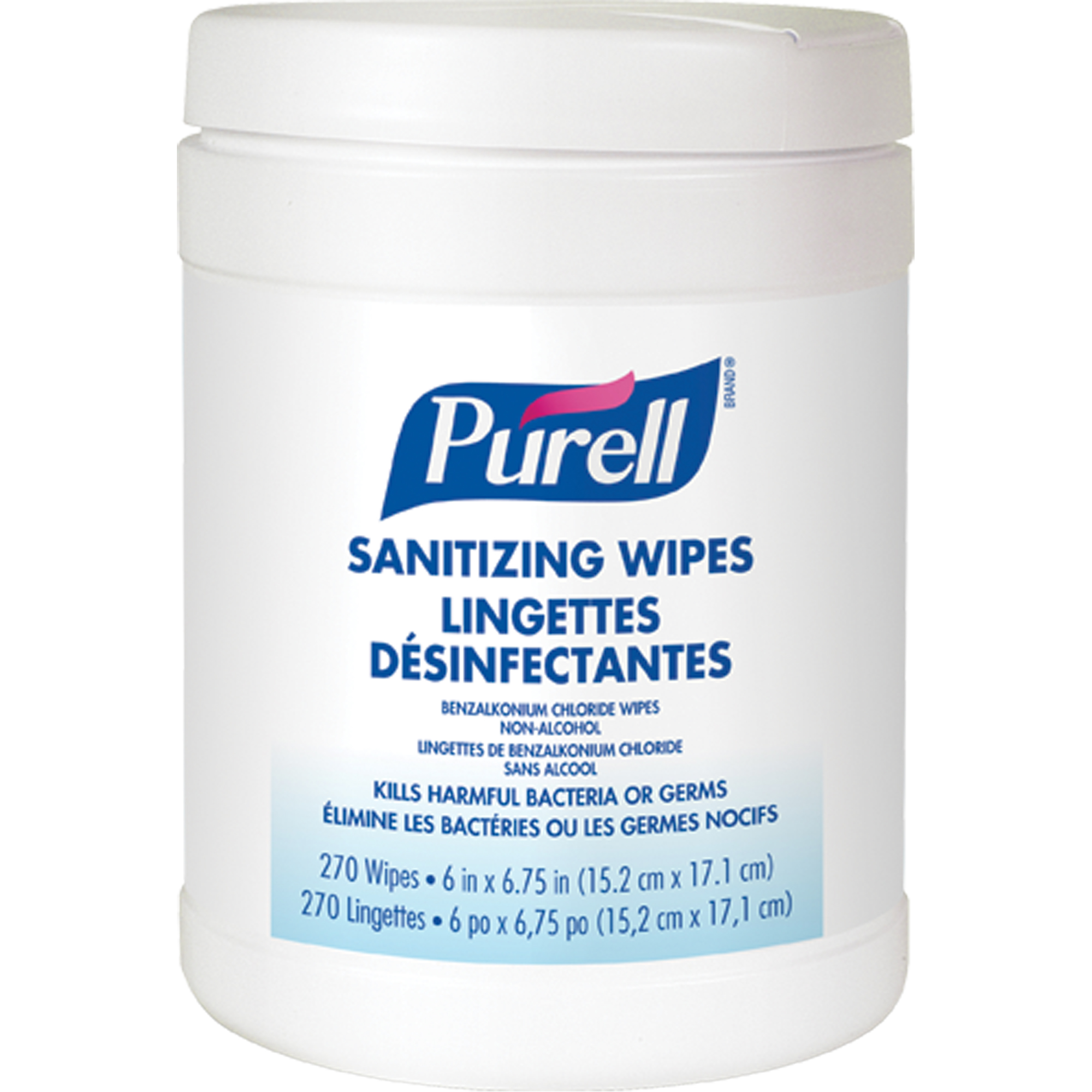 Lingettes antiseptiques pour les mains, Contenant