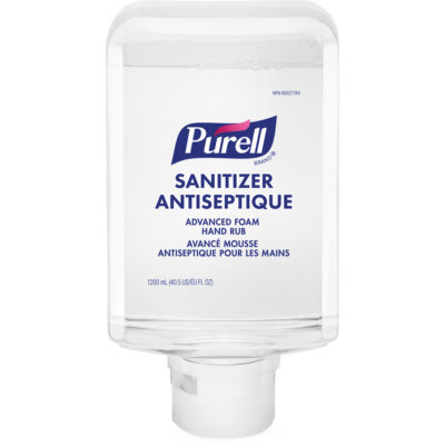 Mousse désinfectante avancée pour les mains ES10, 1200 ml, Cartouche de recharge, 70 % alcool