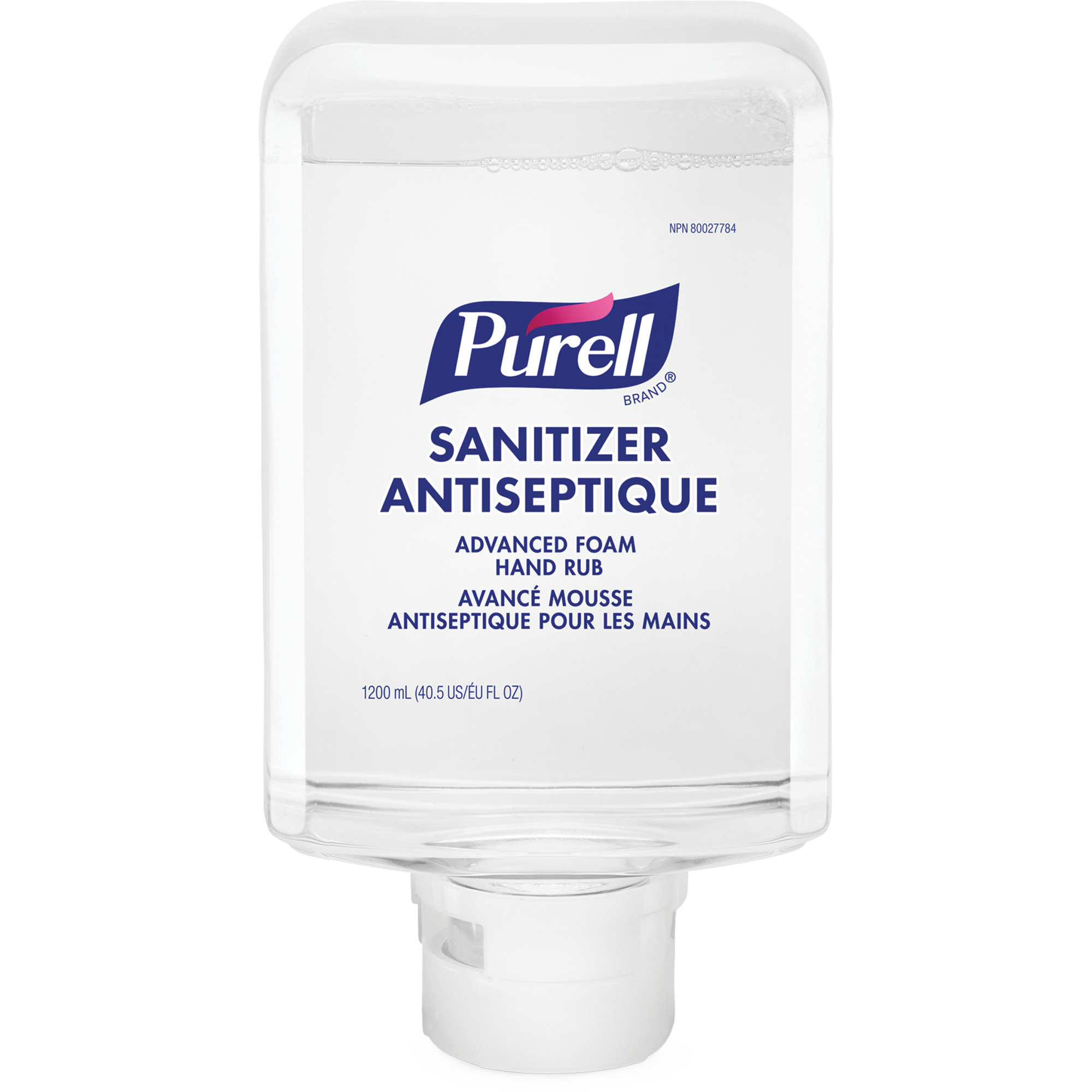 Mousse désinfectante avancée pour les mains ES10, 1200 ml, Cartouche de recharge, 70 % alcool