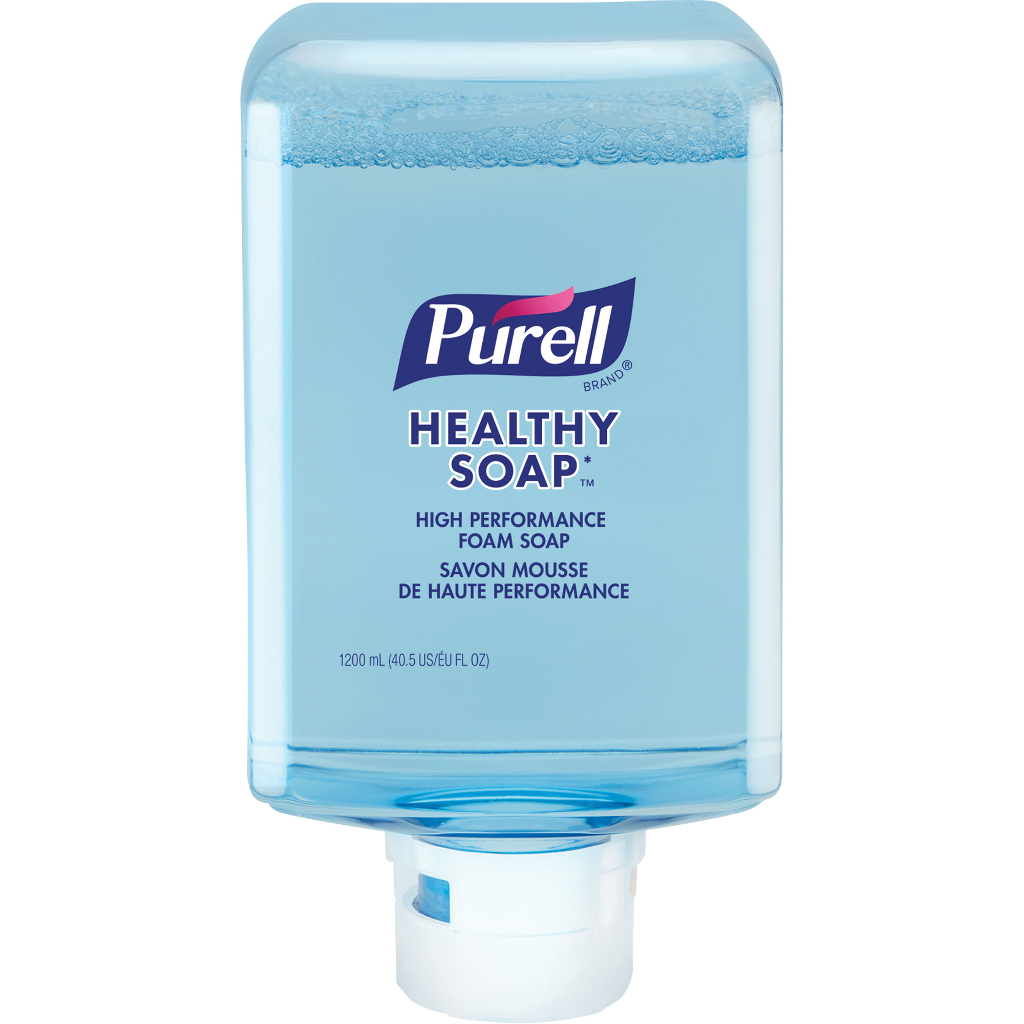 Savon mousse de haute performance ES10 PURELL HEALTHY SOAPMC avec la technologie CLEAN RELEASEMD, Mousse, 1200 ml, Parfumé