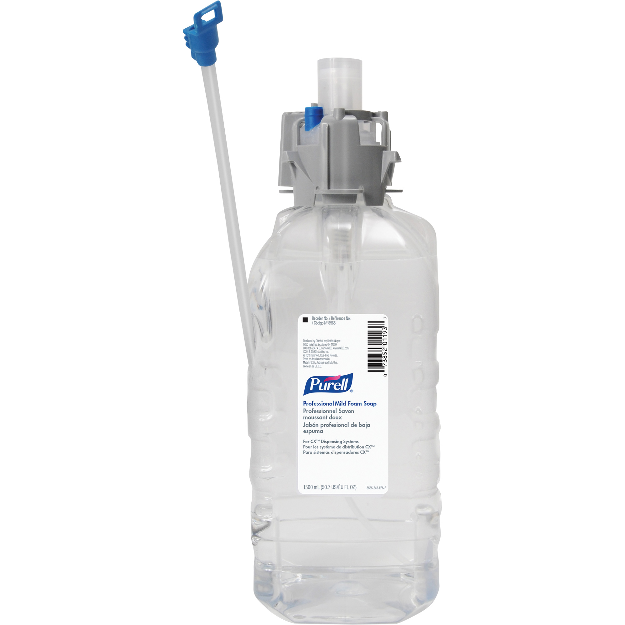 Savon professionnel doux, Mousse, 1,5 L, Parfumé