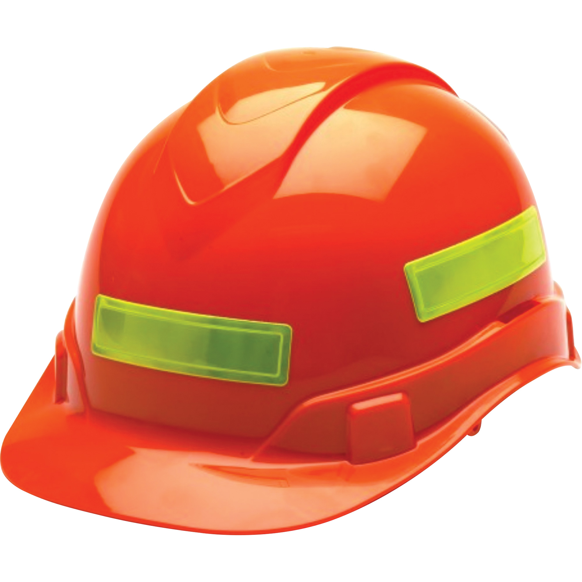 Autocollants réfléchissants vert lime pour casque