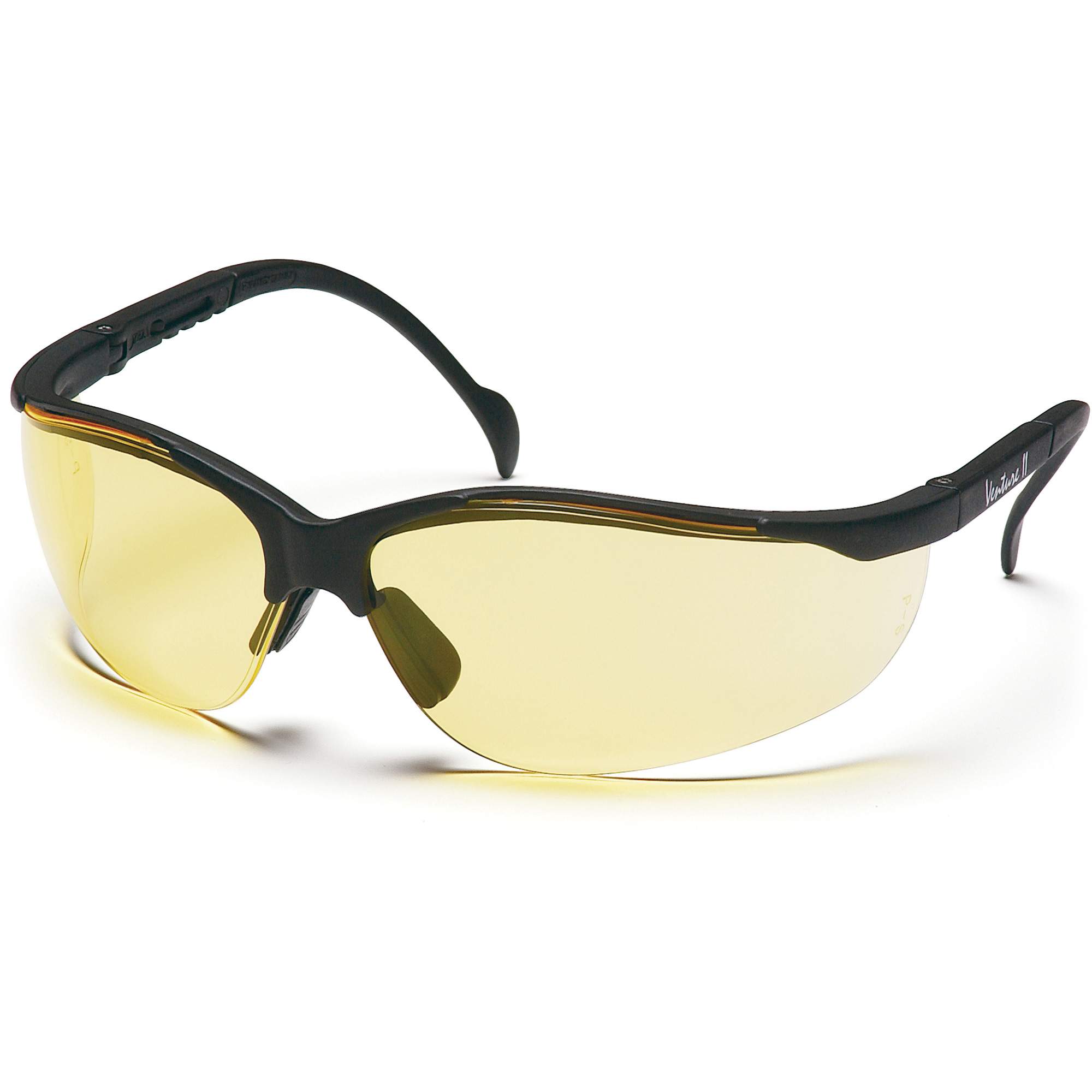 Lunettes de sécurité à demi-monture Venture IIMD, Lentille Ambrée, ANSI Z87+/MCEPS GL-PD 10-12/Répond ou surpasse la norme CSA Z94.3