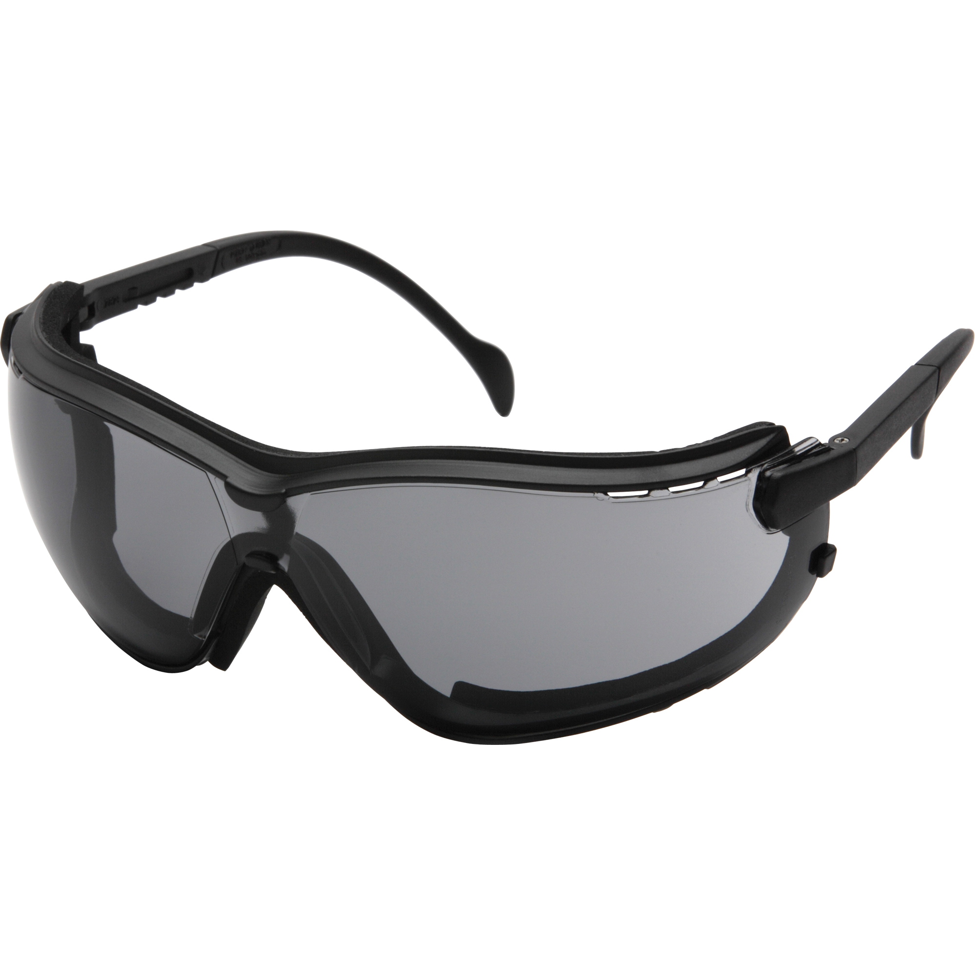 Lunettes de sécurité étanches V2GMD, Lentille Grise/fumée, Antibuée/Anti-égratignures, ANSI Z87+/Répond ou surpasse la norme CSA Z94.3