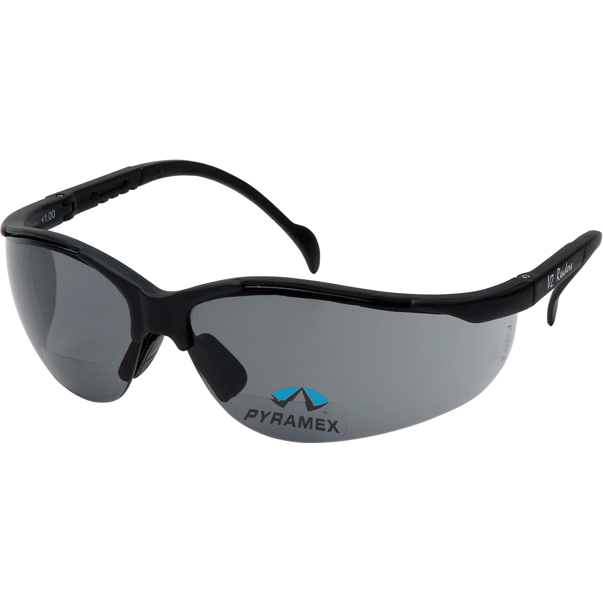 Lunettes de sécurité Venture II MD, Lentille Gris/1,5, Antireflet/Anti-égratignures, Répond ou surpasse la norme CSA Z94.3