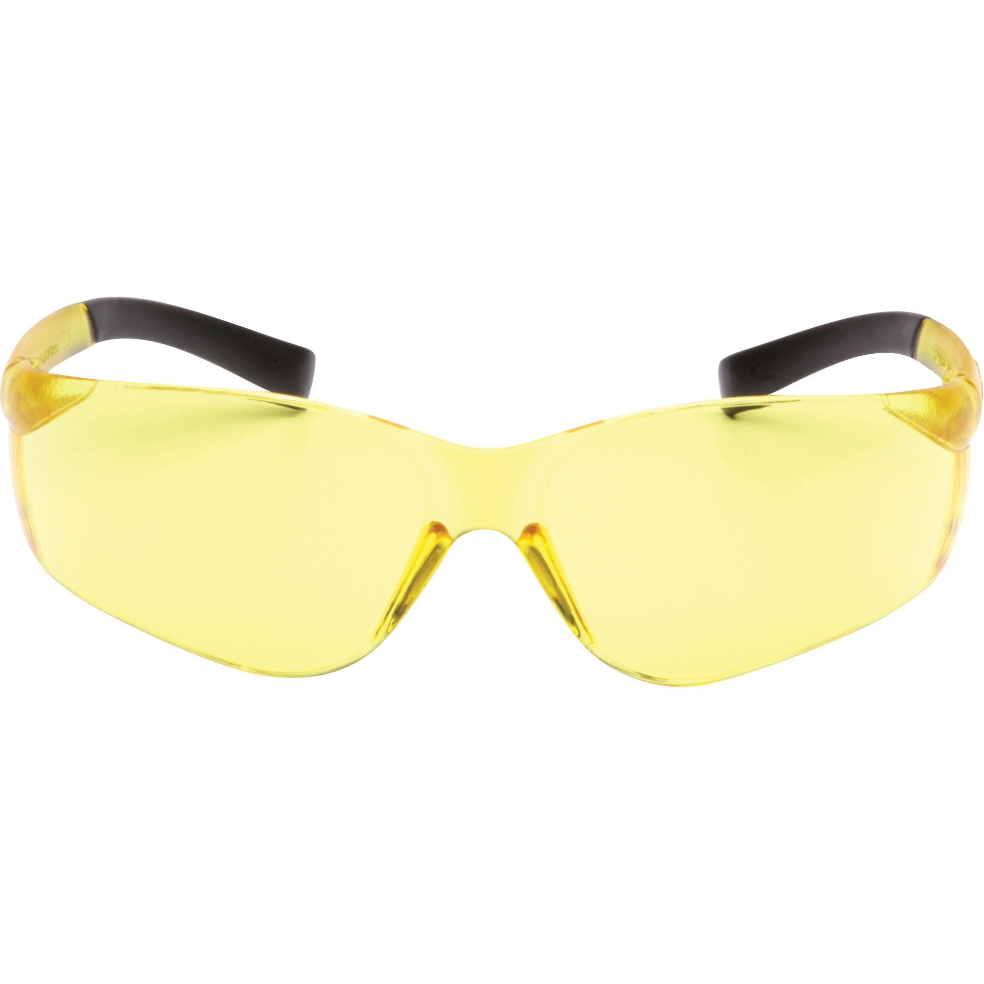 Lunettes de sécurité ZtekMD, Lentille Ambrée, Anti-égratignures, ANSI Z87+/Répond ou surpasse la norme CSA Z94.3