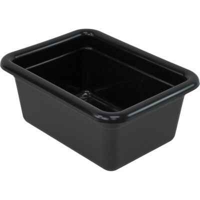 Bac d'entreposage tout usage, 5-1/8" ha x 9-1/16" p x 12-1/16" lo, Plastique, Noir