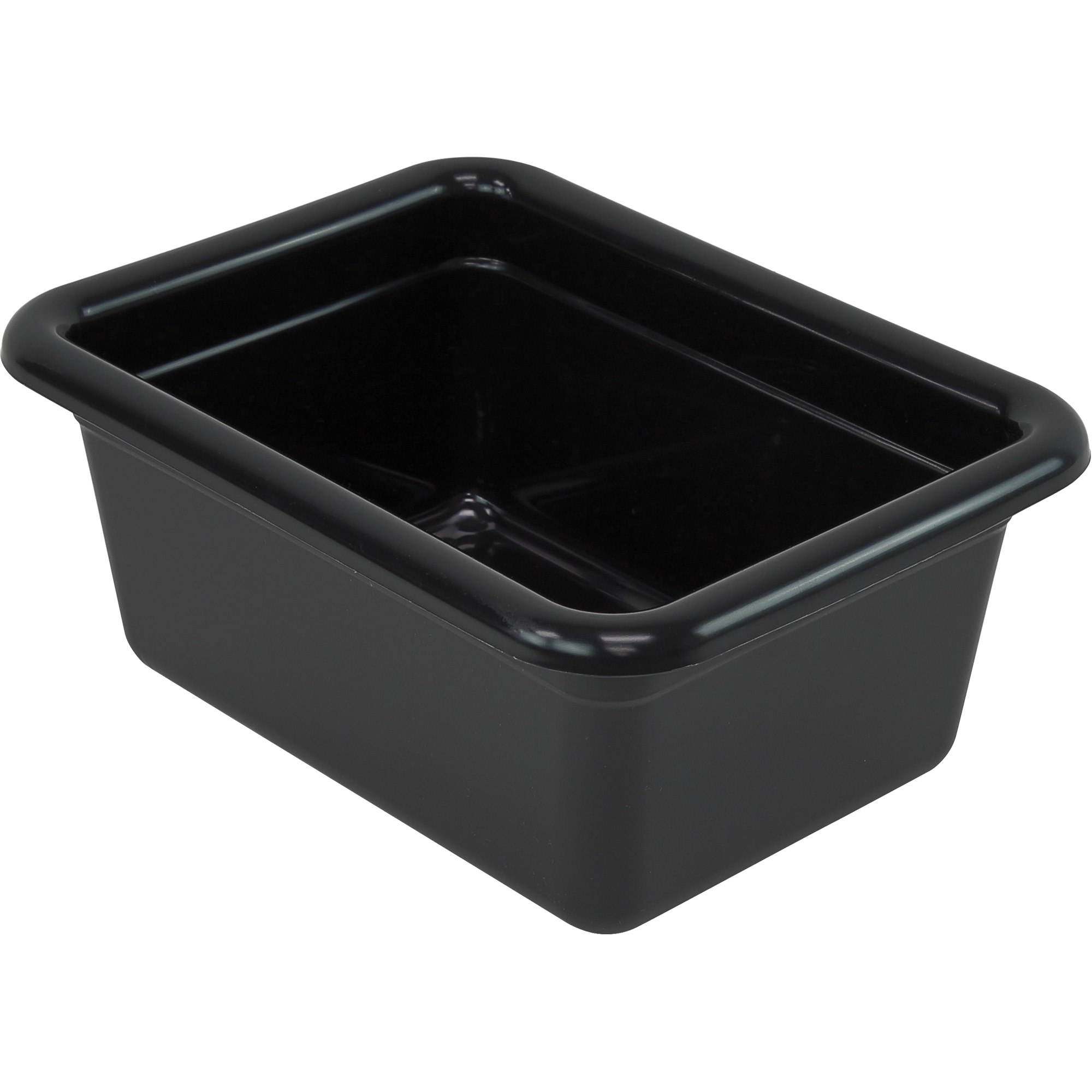 Bac d'entreposage tout usage, 5-1/8" ha x 9-1/16" p x 12-1/16" lo, Plastique, Noir