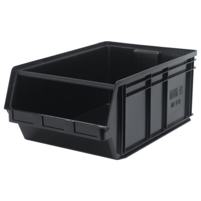Bac MAGNUM, 11-7/8" ha x 18-3/8" la x 29" p, Capacité de 150 lb, Noir
