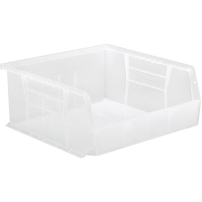 Bac transparent ultra empilable & suspendable, 11" la, 5" h x 10-7/8" p, Transparent