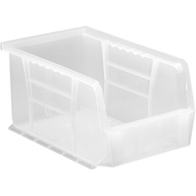 Bac transparent ultra empilable & suspendable, 6" la, 5" h x 9-1/4" p, Transparent