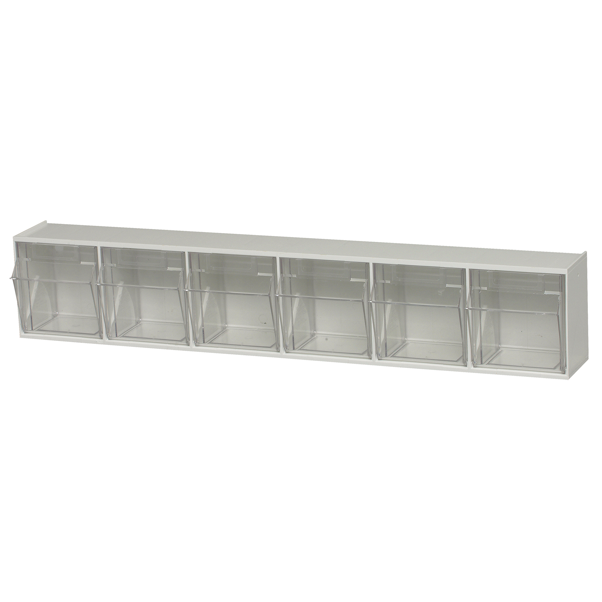 Bacs basculants clairs, 23-5/8" la x 3-5/8" p x 4-1/2" h, 6 tiroirs