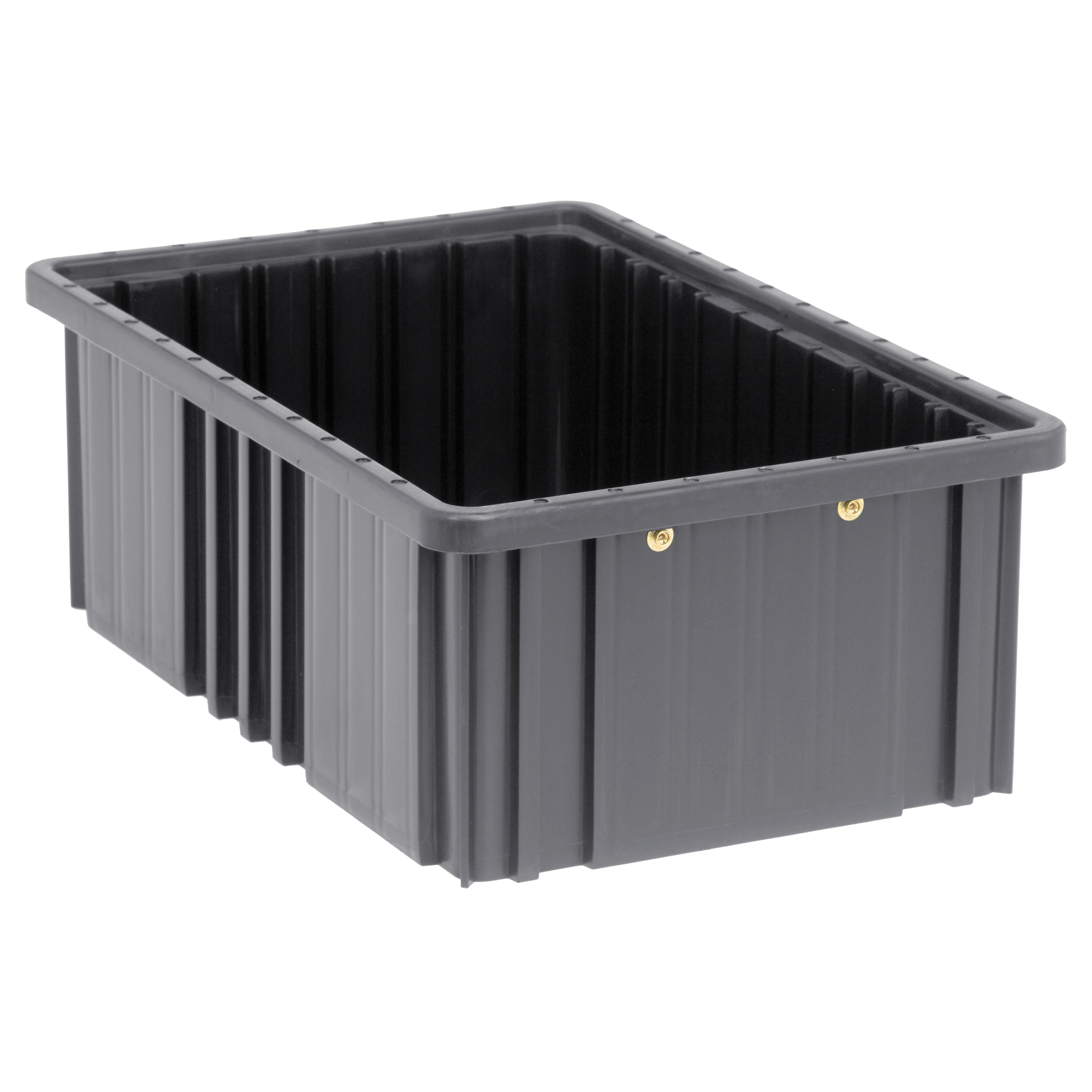 Bacs divisibles conducteurs, Polypropylène, 10-7/8" la x 16-1/2" p x 6" h, Noir