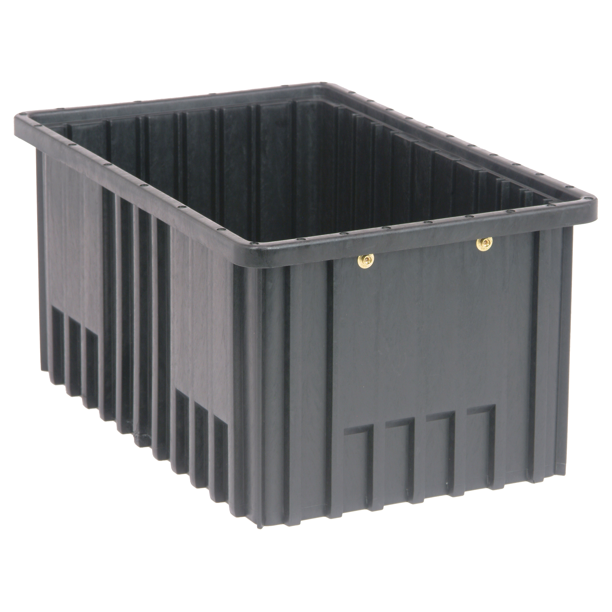 Bacs divisibles conducteurs, Polypropylène, 10-7/8" la x 16-1/2" p x 8" h, Noir