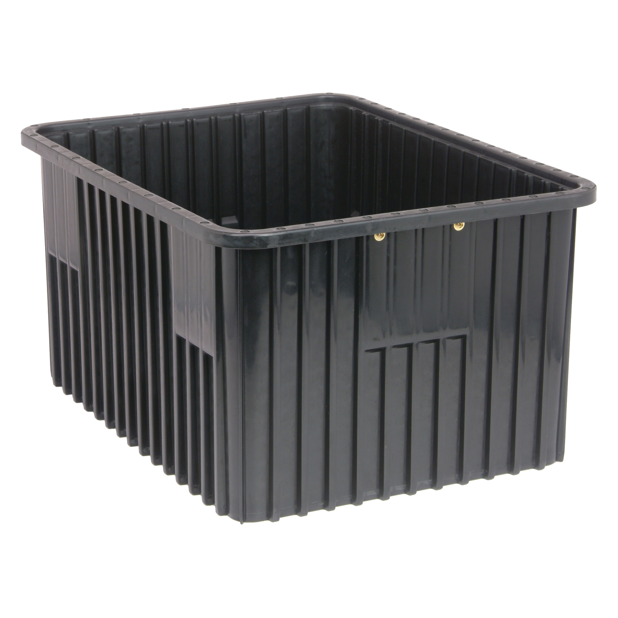 Bacs divisibles conducteurs, Polypropylène, 17-1/2" la x 22-1/2" p x 12" h, Noir