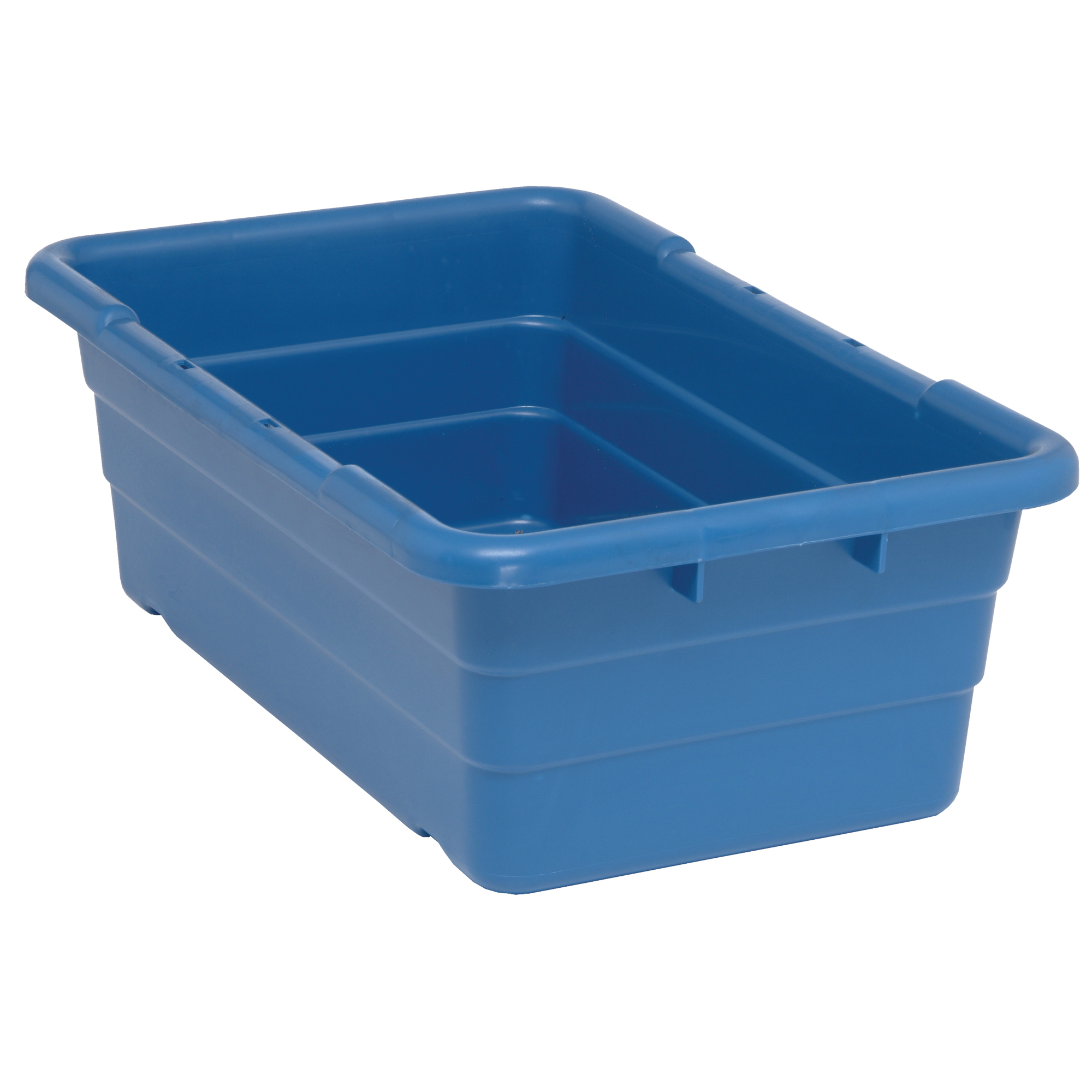 Bacs empilables en croisé, 16" la x p x 8,5" h, Bleu