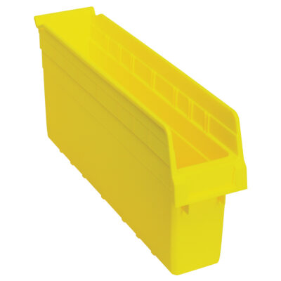 Bacs pour étagère Store-Max, 4-3/8" la x 8" H x 17-7/8" p, Jaune, Capacité 56 lb