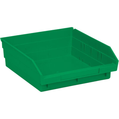 Bacs pour tablette, 11-1/8" la x 4" H x 11-5/8" p, Vert, Capacité 30 lb