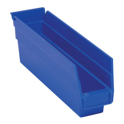 Bacs pour tablette, 2-3/4" la x 4" H x 11-5/8" p, Bleu, Capacité 30 lb